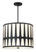 Royston 5-Light Pendant in Black by Crystorama - MPN ROY-809-BK