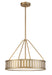 Kendal 4-Light Pendant in Vibrant Gold by Crystorama - MPN KEN-8304-VG