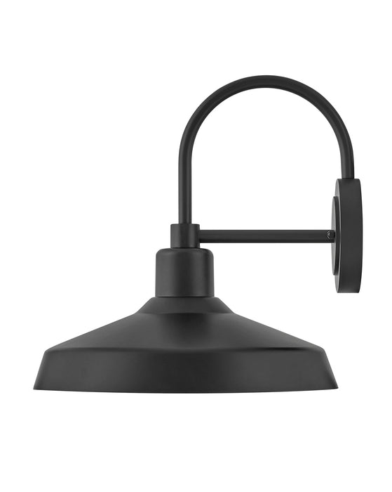 Forge Medium Wall Mount Lantern in Black