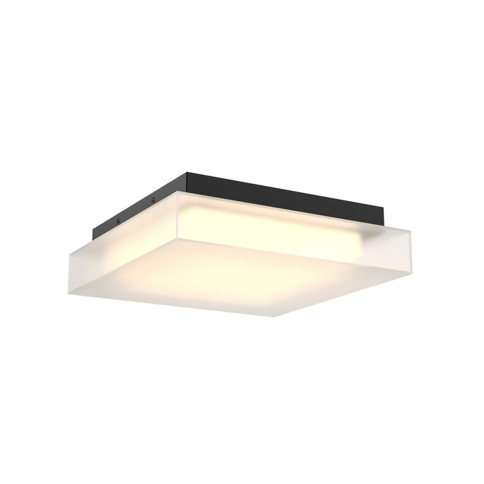 One Light Flush Mount in Black