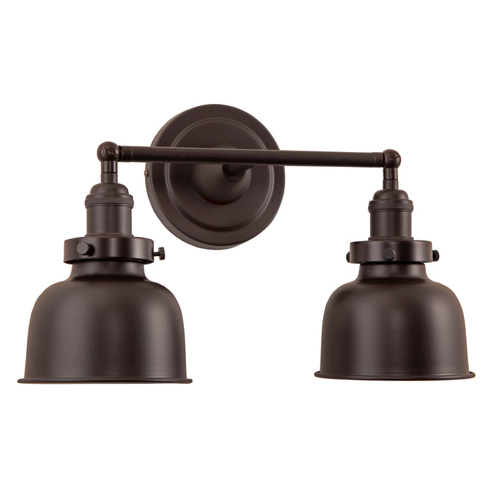 Midtown 2-Light Swivel Murphy Wall Sconce in Oil Rubbed Bronze