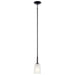 Shailene One Light Mini Pendant in Black