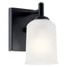 Shailene One Light Wall Sconce in Black