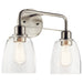 Meller Two Light Bath in Nickel Textured