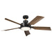 Guardian 56``Ceiling Fan in Satin Black