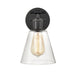 Scone One Light Vanity in Matte Black