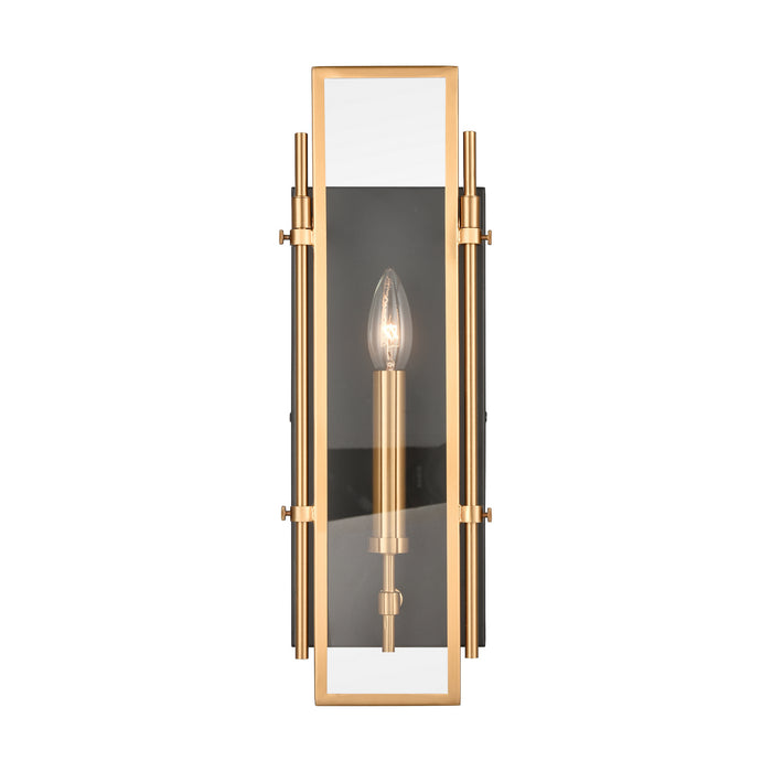 Mechanist One Light Wall Sconce in Matte Black