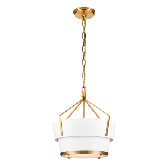 Marin One Light Pendant in Matte White