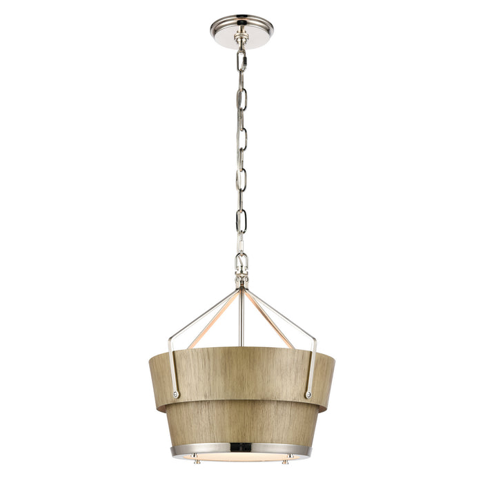 Marin One Light Pendant in Corkwood