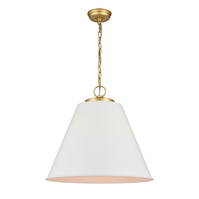 Vellus Three Light Pendant in Matte White