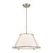 Regalia One Light Pendant in Satin Nickel