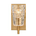 Lightweave One Light Vanity in Satin Brass