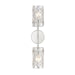 Formade Crystal Two Light Wall Sconce in Polished Chrome