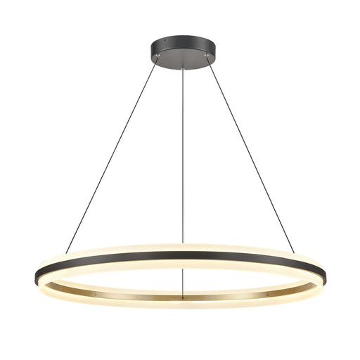 Light Ring LED Pendant in Matte Black