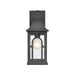 Triumph One Light Outdoor Wall Sconce in Textured Black