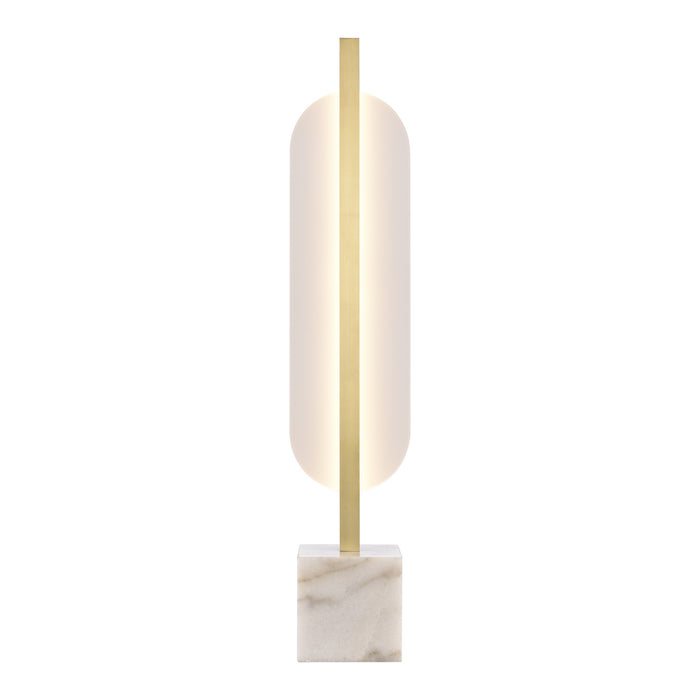 Blade LED Table Lamp in White