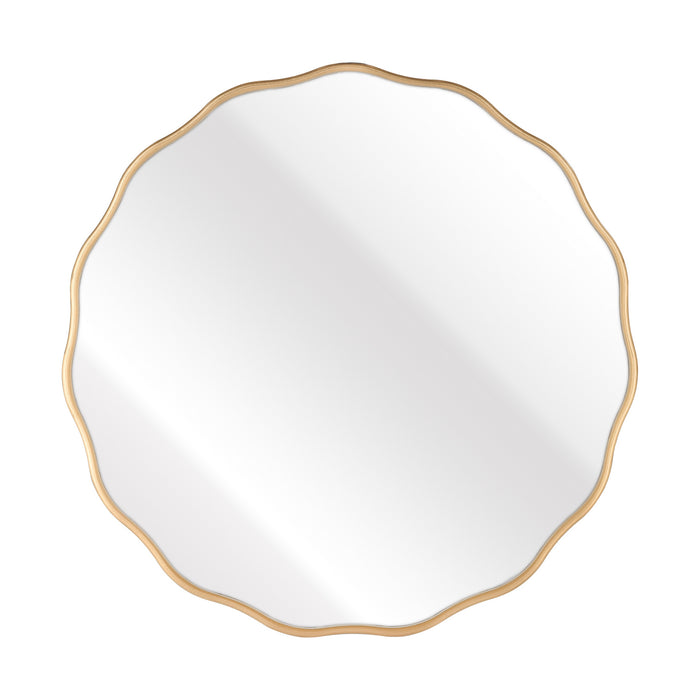 Dora Wall Mirror in Brass