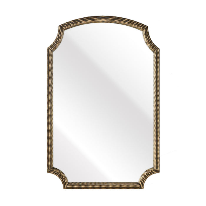 Beader Mirror in Gold