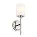 Ali One Light Wall Sconce in Polished Nickel