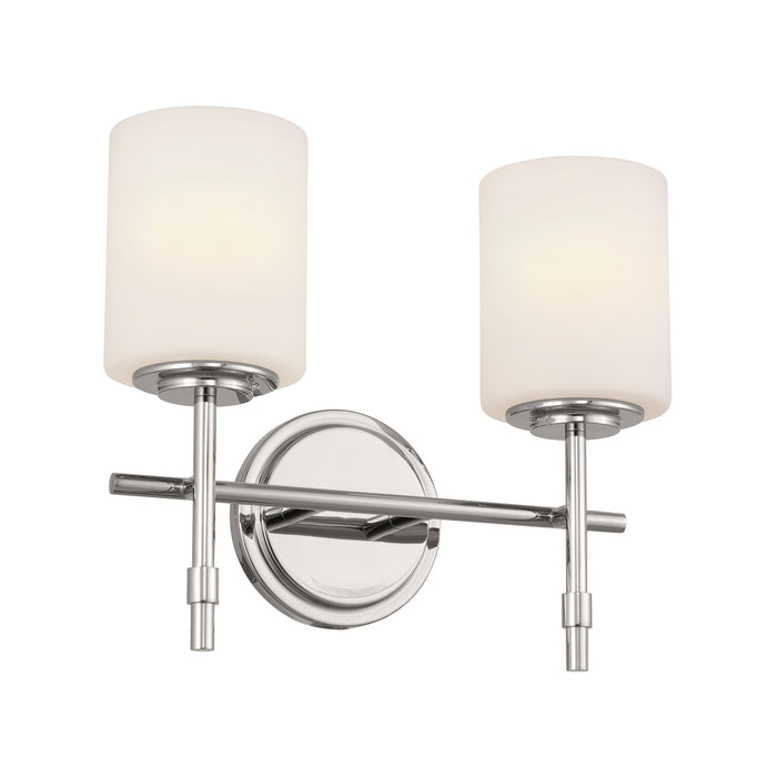 Ali Two Light Bath in Polished Nickel