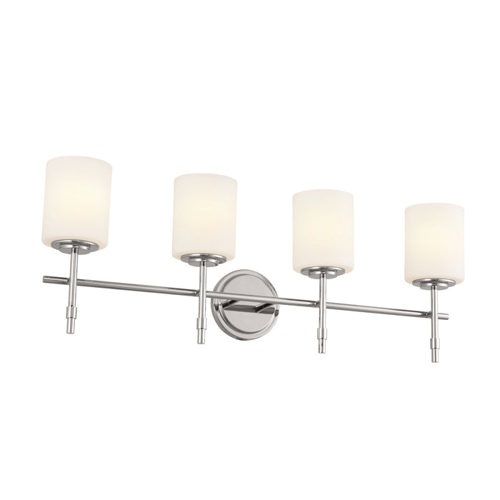 Ali Four Light Bath in Polished Nickel