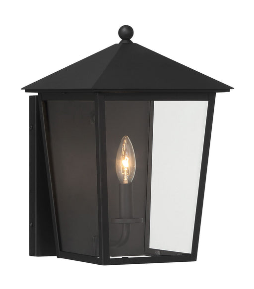 Noble Hill One Light Outdoor Wall Mount in Sand Coal