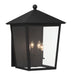 Noble Hill Three Light Outdoor Wall Mount in Sand Coal