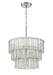 Museo Nine Light Pendant in Brushed Polished Nickel