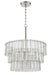 Museo Nine Light Pendant in Brushed Polished Nickel