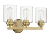 Bolden Three Light Vanity in Satin Brass