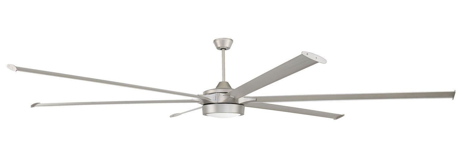 Prost 120" Ceiling Fan in Painted Nickel