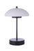 Rechargable LED Portable LED Table Lamp in Flat Black