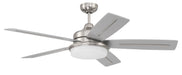 Drew 54" Ceiling Fan in Brushed Polished Nickel