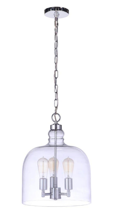 Jackson Three Light Pendant in Chrome