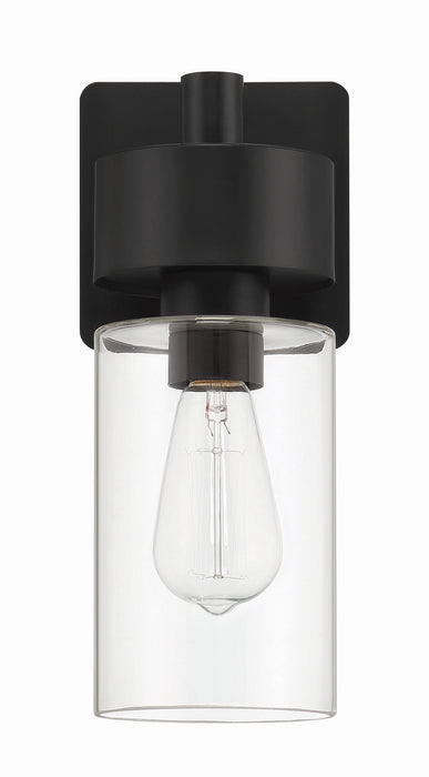 Bennet One Light Outdoor Lantern in Midnight