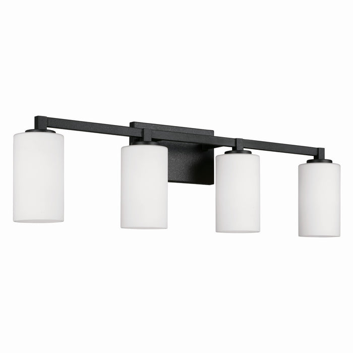 Ravenwood Four Light Vanity in Black Iron