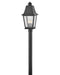 Kingston LED Post Top or Pier Mount in Black