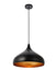 Circa 1-Light Pendant in Black