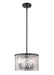 Glacier Three Light Pendant in Matte Black by Z-Lite Lighting