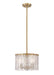 Glacier Three Light Pendant in Modern Gold by Z-Lite Lighting