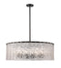 Glacier 12 Light Pendant in Matte Black by Z-Lite Lighting