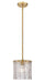 Glacier One Light Pendant in Modern Gold by Z-Lite Lighting