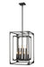 Easton Eight Light Chandelier in Matte Black by Z-Lite Lighting