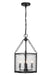 Barrington Four Light Pendant in Matte Black by Z-Lite Lighting