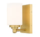 Soledad One Light Wall Sconce in Brushed Gold by Z-Lite Lighting