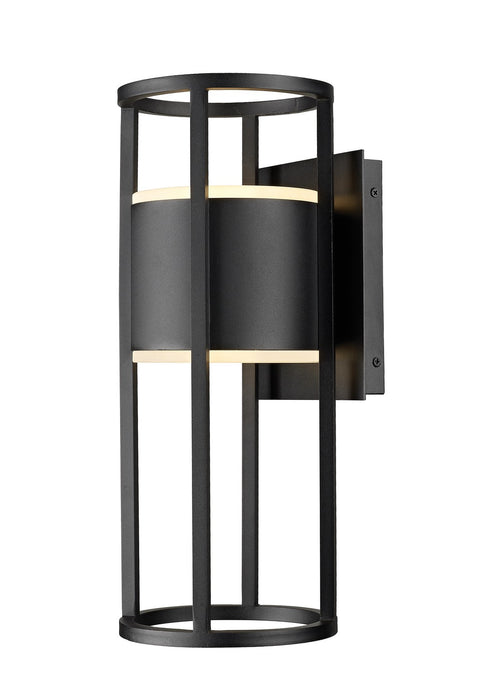 Luca LED Outdoor Wall Sconce in Black by Z-Lite Lighting