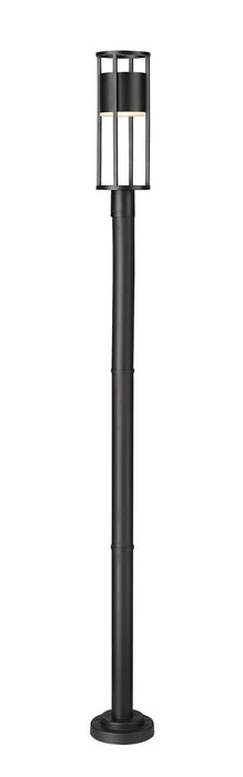 Luca LED Outdoor Post Mount in Black by Z-Lite Lighting