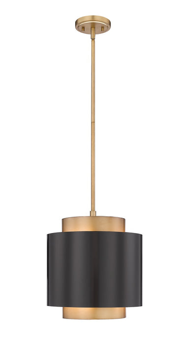 Harlech One Light Pendant in Bronze / Rubbed Brass by Z-Lite Lighting