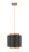 Harlech One Light Pendant in Bronze / Rubbed Brass by Z-Lite Lighting