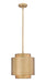 Harlech One Light Pendant in Rubbed Brass by Z-Lite Lighting